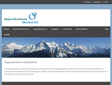 Tablet Screenshot of oberland-ost.ch